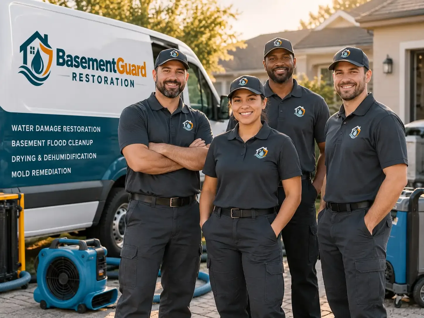 Basement Water Damage Restoration company in Dagus Mines, PA